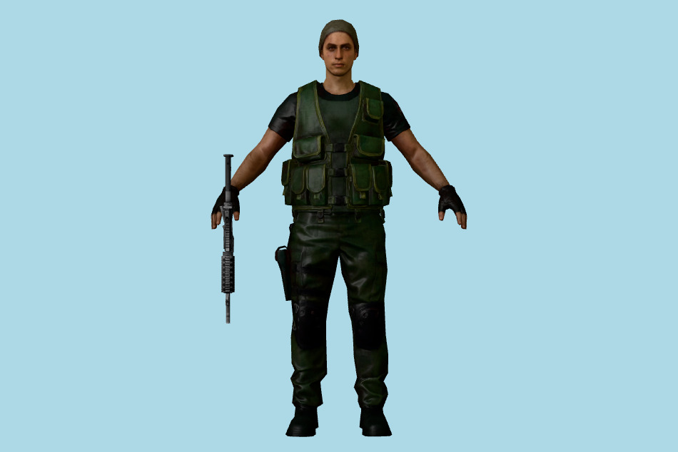 Resident Evil Survival Unit: Murphy 3d model