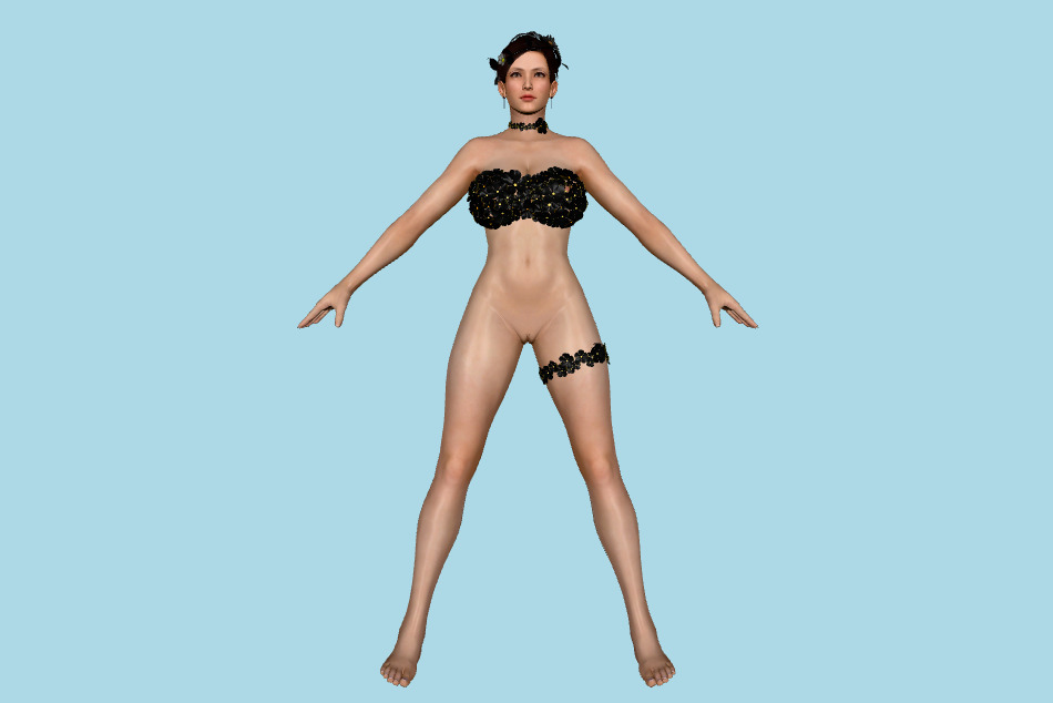 Naughty Fairies - Miyako Girl 3d model