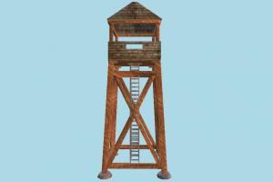 Tower tower, guard, lighthouse, wooden, house, build, structure