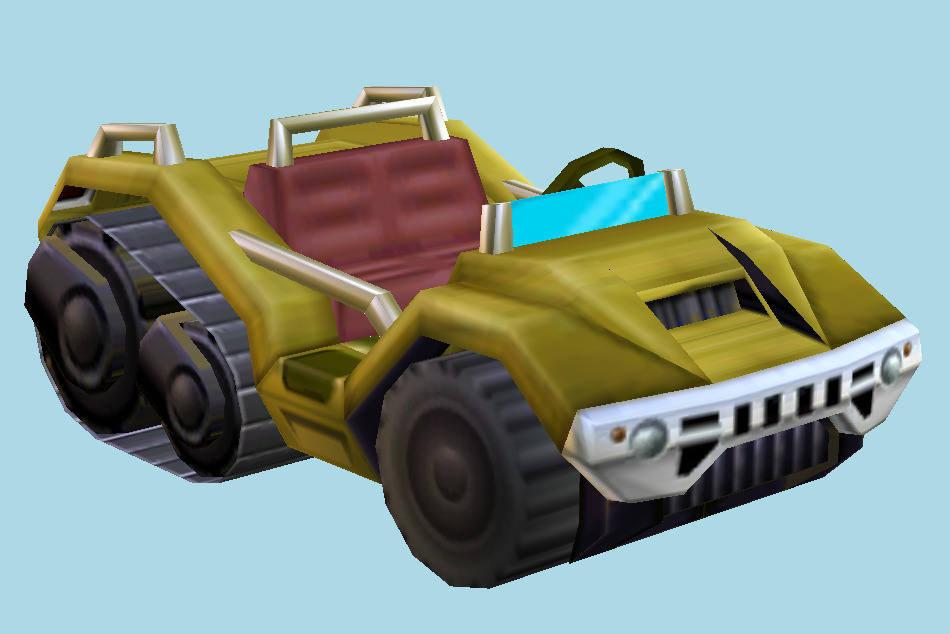 CTR Crash Tag Team Racing Car 3d model