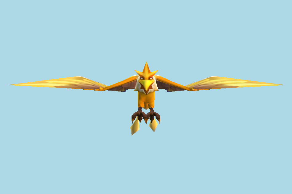 Summoners War Garuda Bird Wind 3d model
