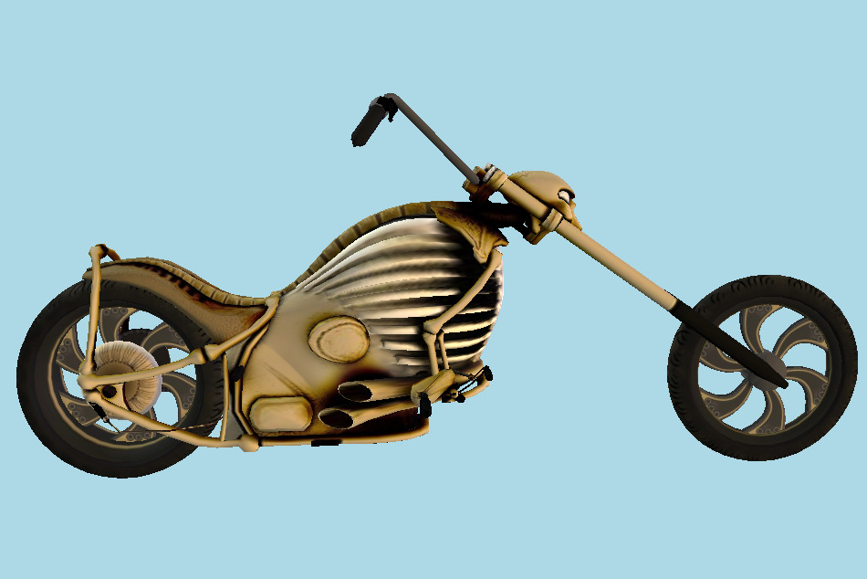 Lost Soul Bike 3d model