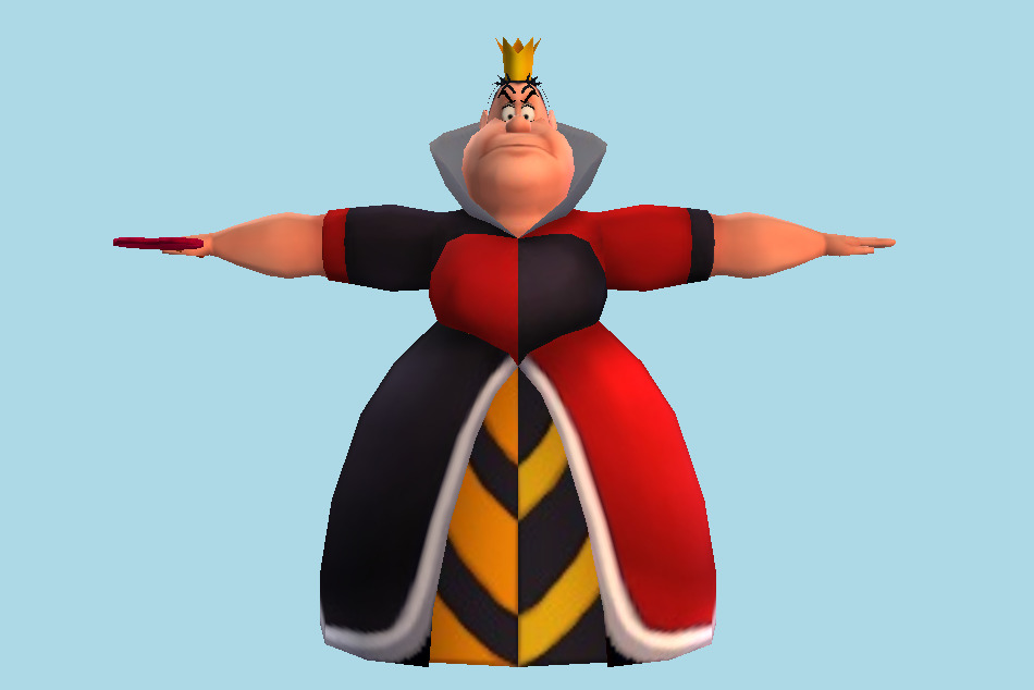 Kingdom Hearts Queen of Hearts 3d model