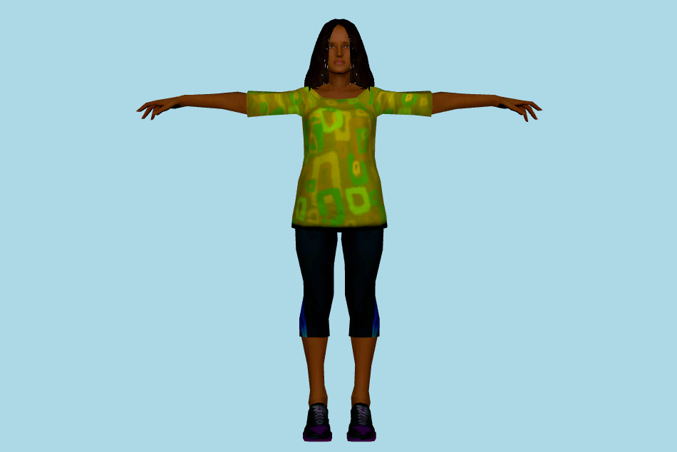 Girl 3d model