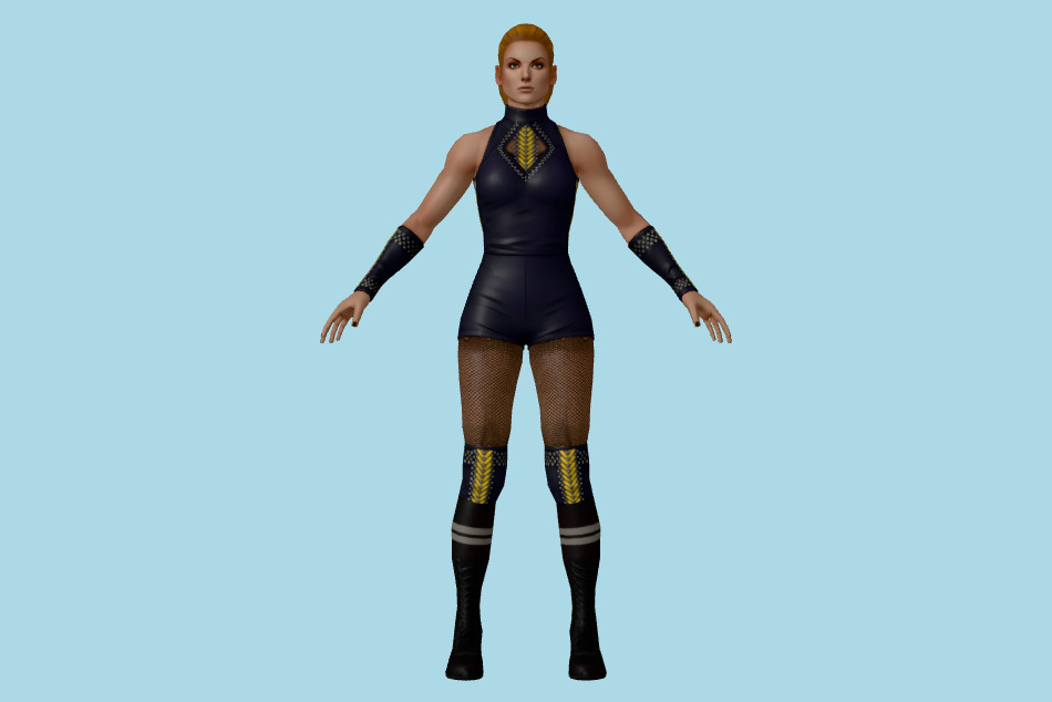 King of Fighters: All Star WWF Becky Lynch 3d model