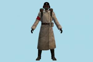 Nazi Soldier commandos, officer, army-man, army, soldier, man, people, human, character