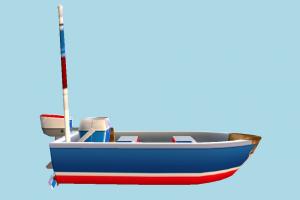 Boat boat, sailboat, watercraft, ship, vessel, sail, sea, maritime, cartoon, lowpoly