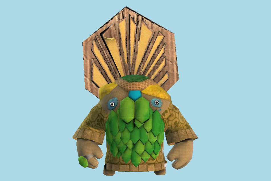 LittleBigPlanet 3 Papal Mache 3d model