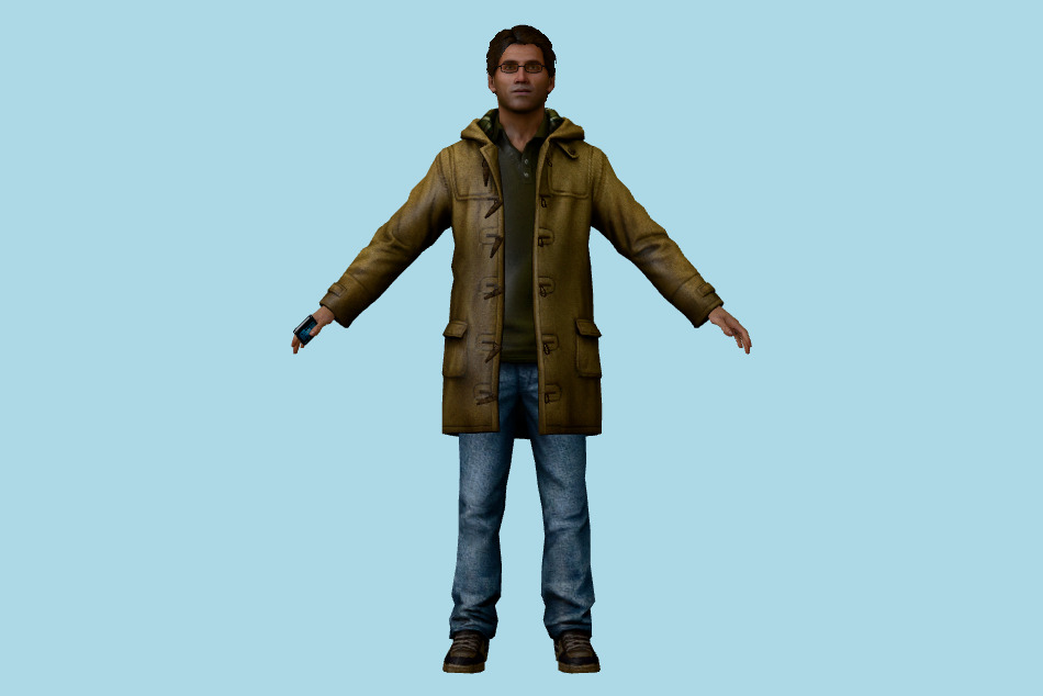 Silent Hill: Shattered Memories - Harry Mason 3d model