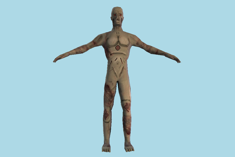 Zombie 3d model
