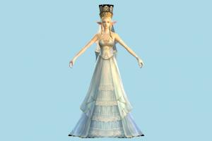 Elf Queen elf, bride, girl, queen, princess, female, woman, people, human, character, cartoon