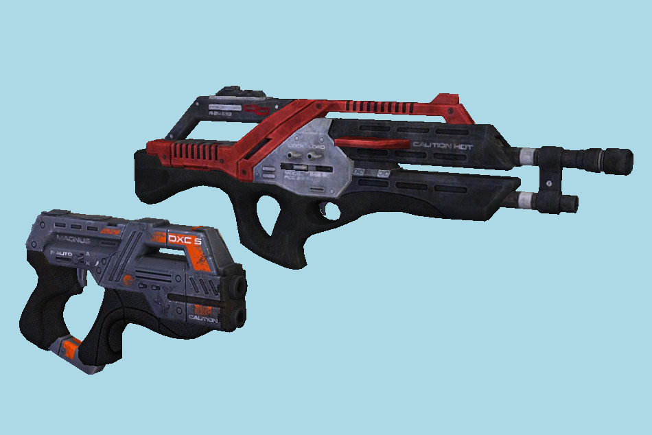 Weapons Collection 3d model