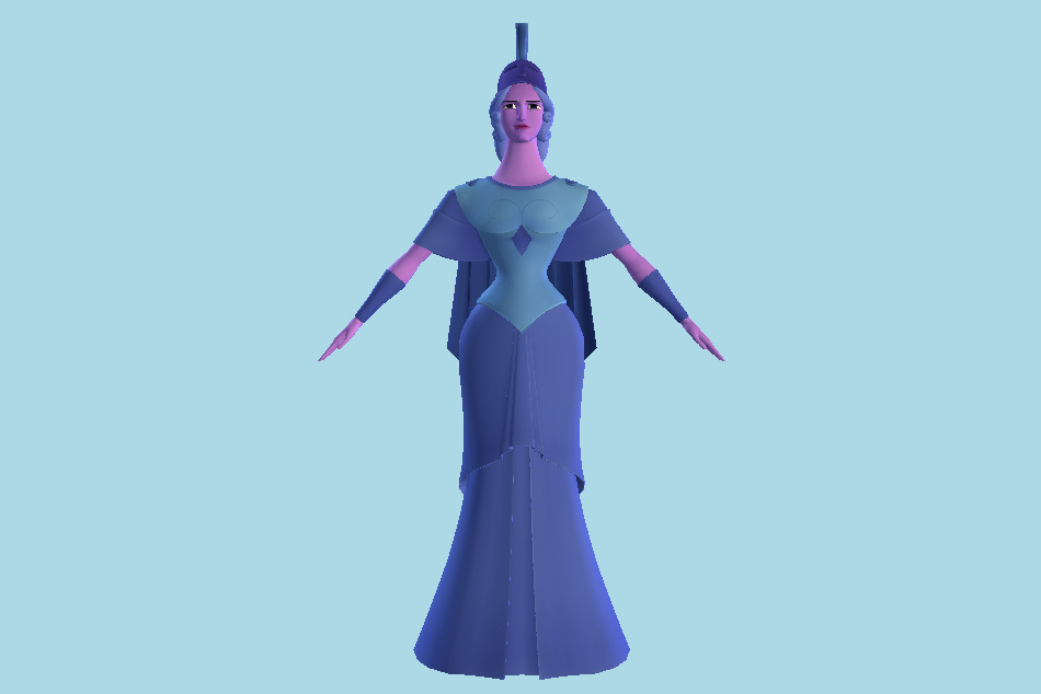 Kingdom Hearts 3: Athena 3d model