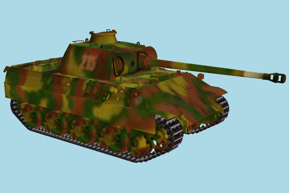Main Battle Tank 3d model
