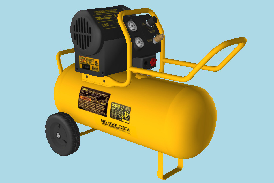 Air Compressor 3d model