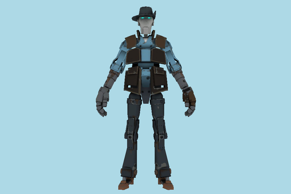 Robot Sniper 3d model