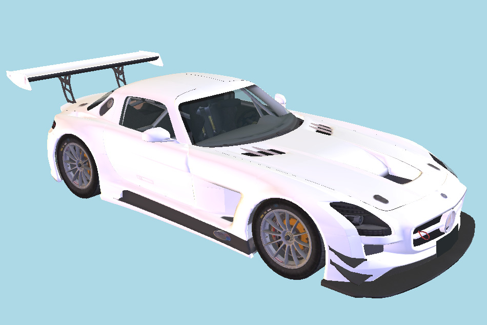 Mercedes-Benz Car SLS AMG GT3 2013 3d model