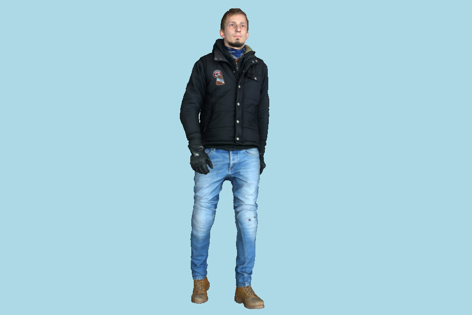 Casual Man 3d model