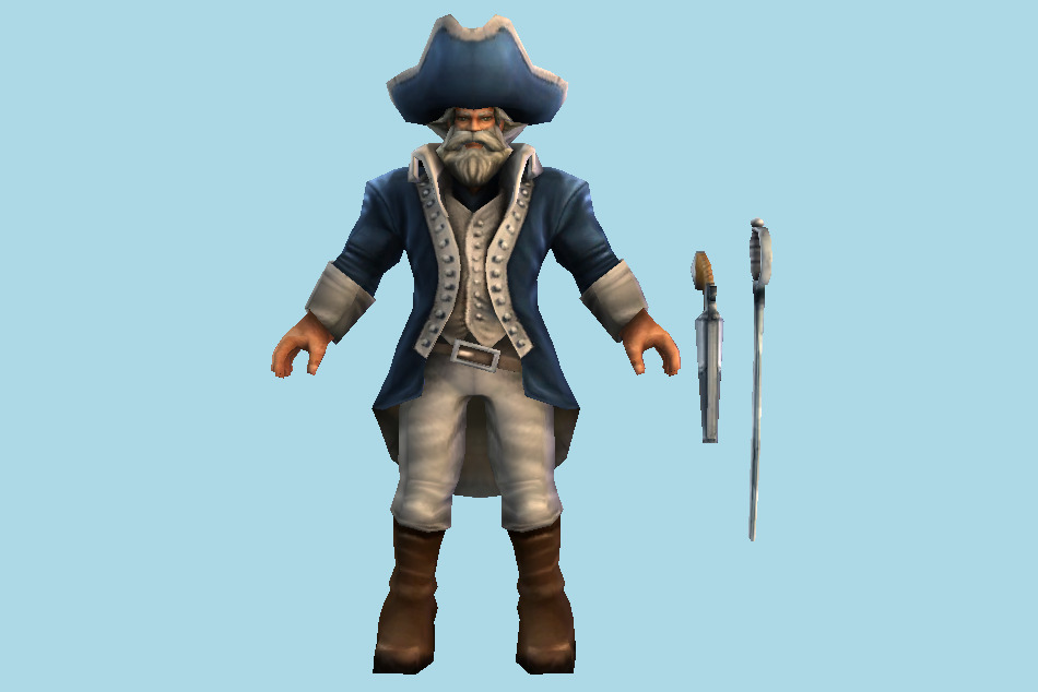 League of Legends Gangplank Minuteman 3d model