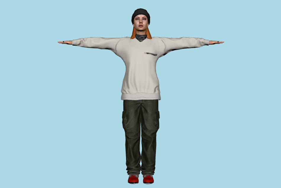 Casual-F-0100 3d model