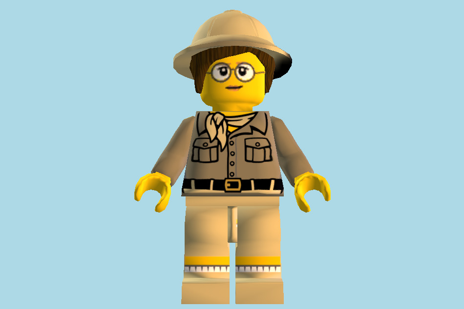 Lego Character 3d model