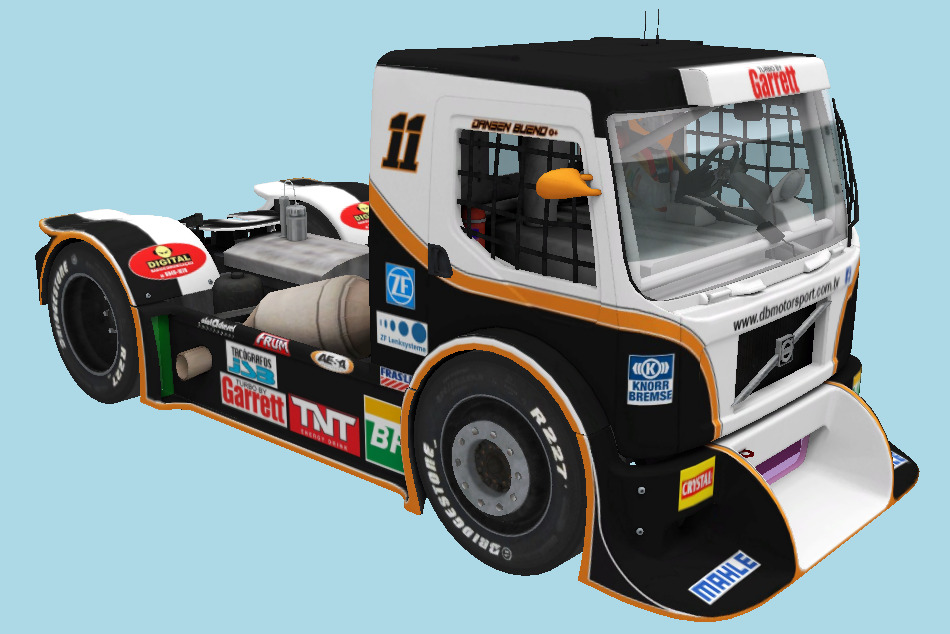 Volvo FH DB Motorsport Truck 3d model