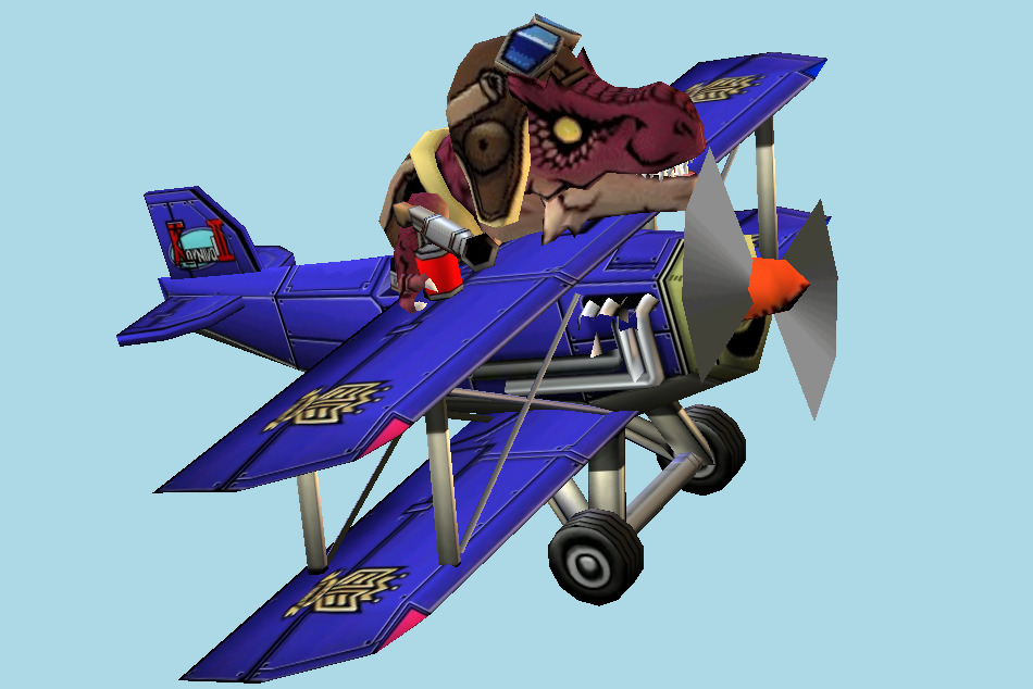 Viewtiful Joe: Red Hot Rumble Ace Pilot John 3d model