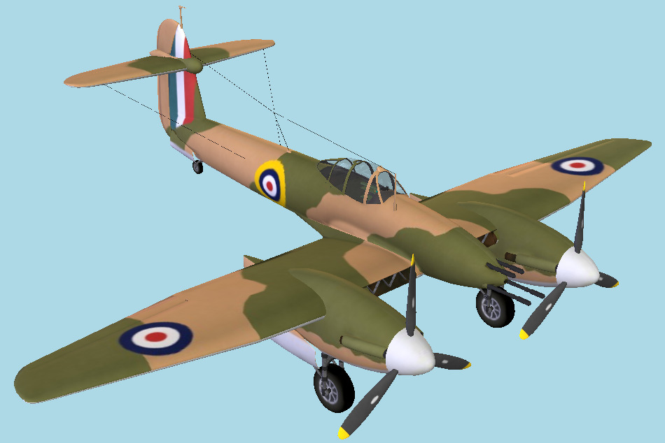 Westland Whirlwind 3d model