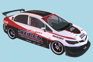 Honda Car honda, car, racing, rally, wrc, vehicle, transport, carriage