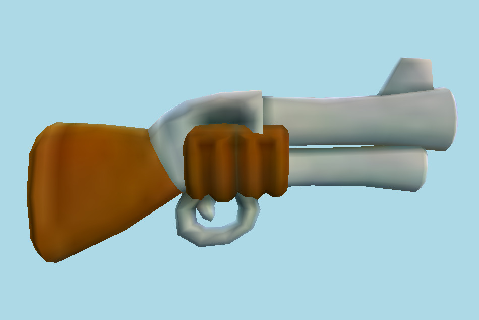 Worms 3D Shotgun 3d model