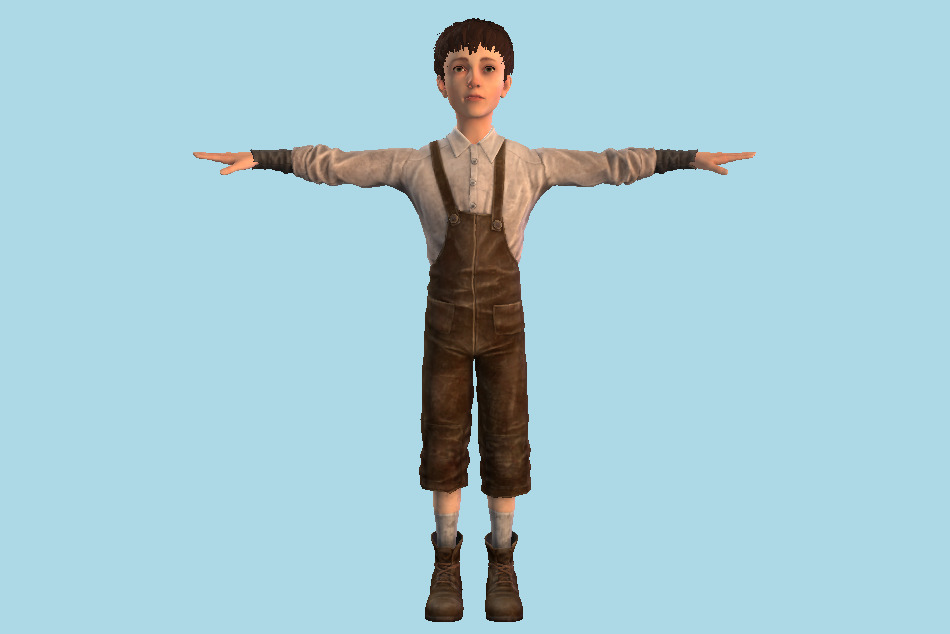 Pathologic 2 Little Boy TOT 3d model