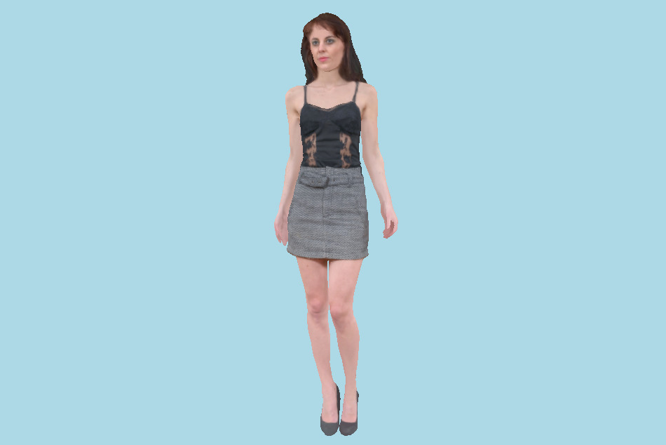 Woman Girl 3d model