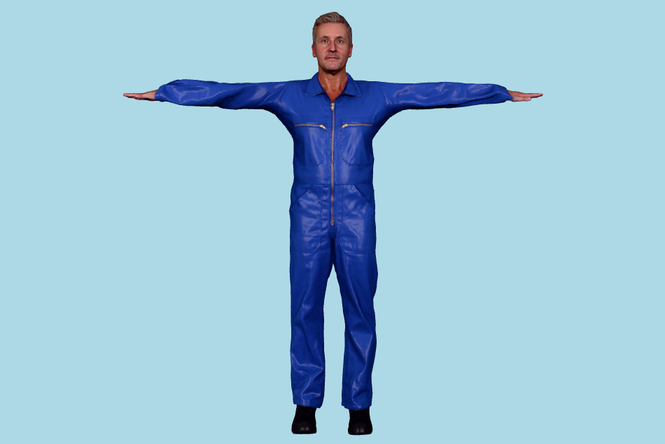 James Casual Male 3d model