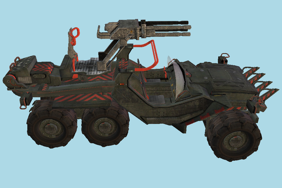 Military Armored Truck 3d model