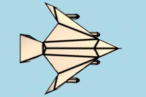 SpaceShip spaceship, spacecraft, space, ship, craft, aircraft, airplane, plane, air, lowpoly, cartoon, vessel