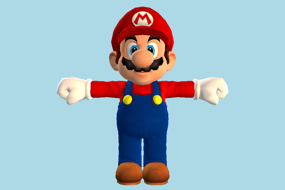 Super Mario 3d model