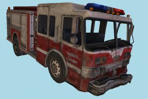Firetruck Wrecked Firetruck-Wrecked