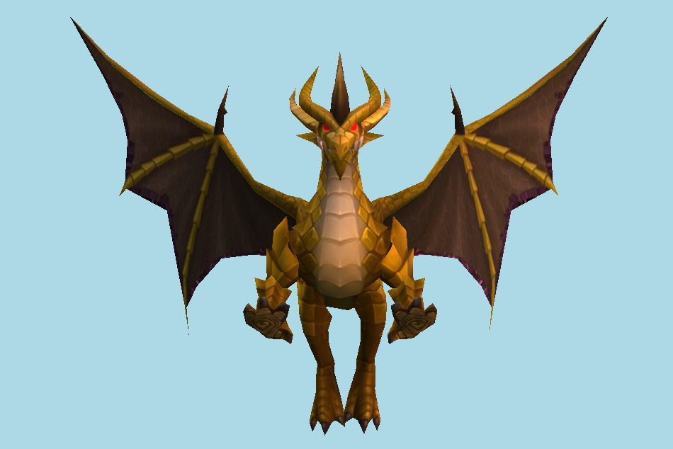 Summoners War Legendary Dragon Wind 3d model