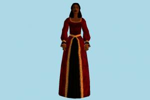 Woman woman, girl, female, lady, people, human, character, cartoon, lowpoly