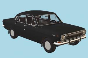 GAZ-24 Volga Car GAZ-24-Volga-Car