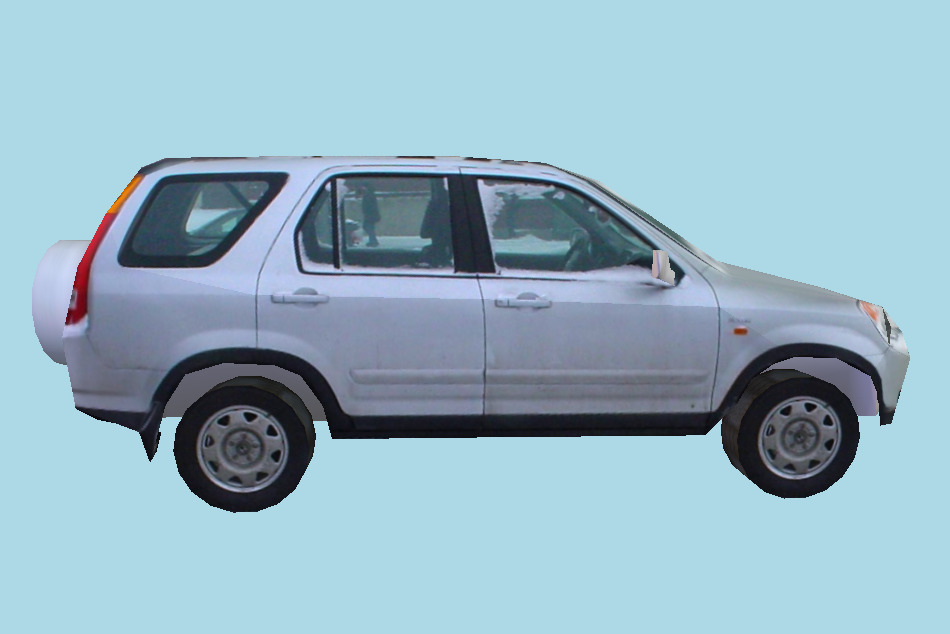Low-poly SUV Jeep Car 3d model