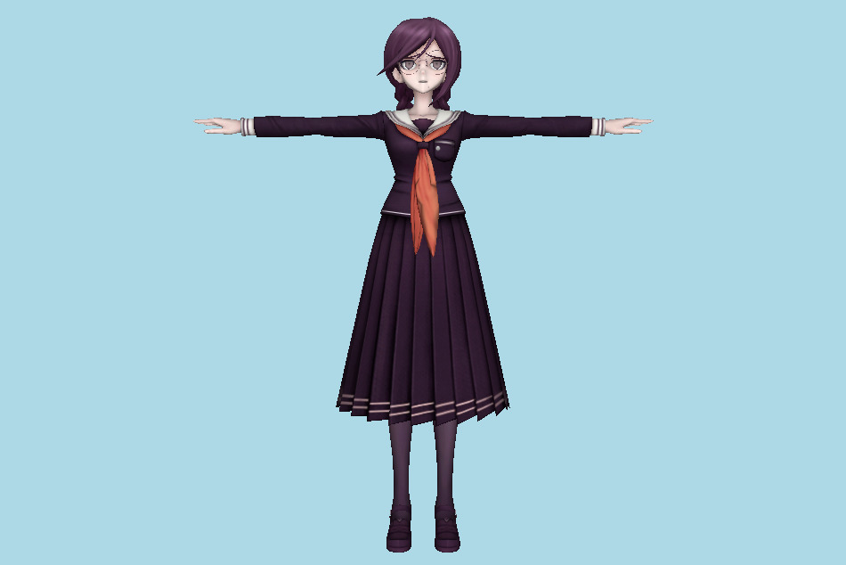 Danganronpa Cyber VR - Toko Fukawa 3d model