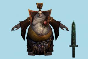 Fat Guy fat, monster, evil, people, human, character, man