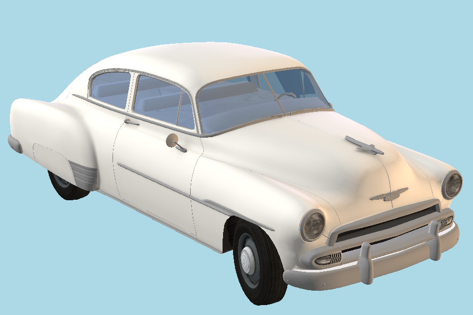 Chevrolet Car Fleetline 1951 3d model