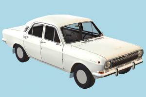 GAZ-24 Volga Car GAZ-24-Volga-Car
