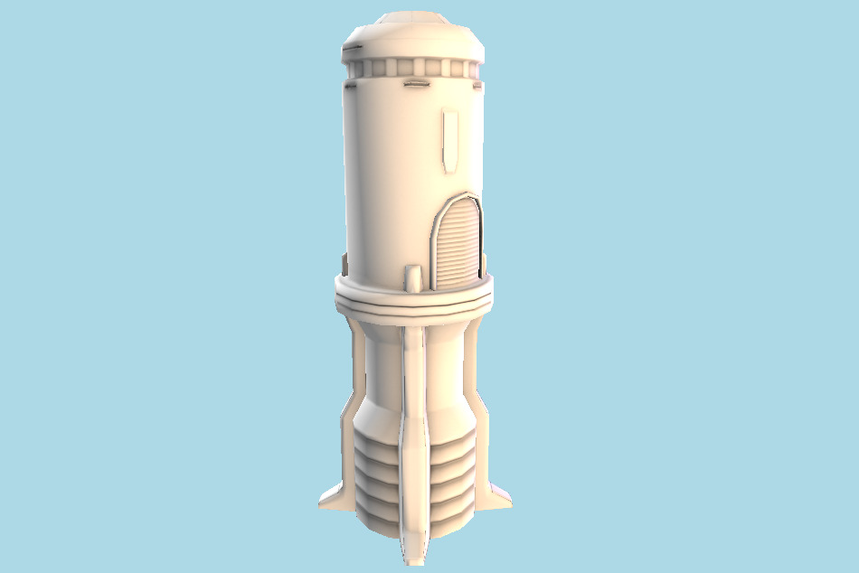 Silo 3d model