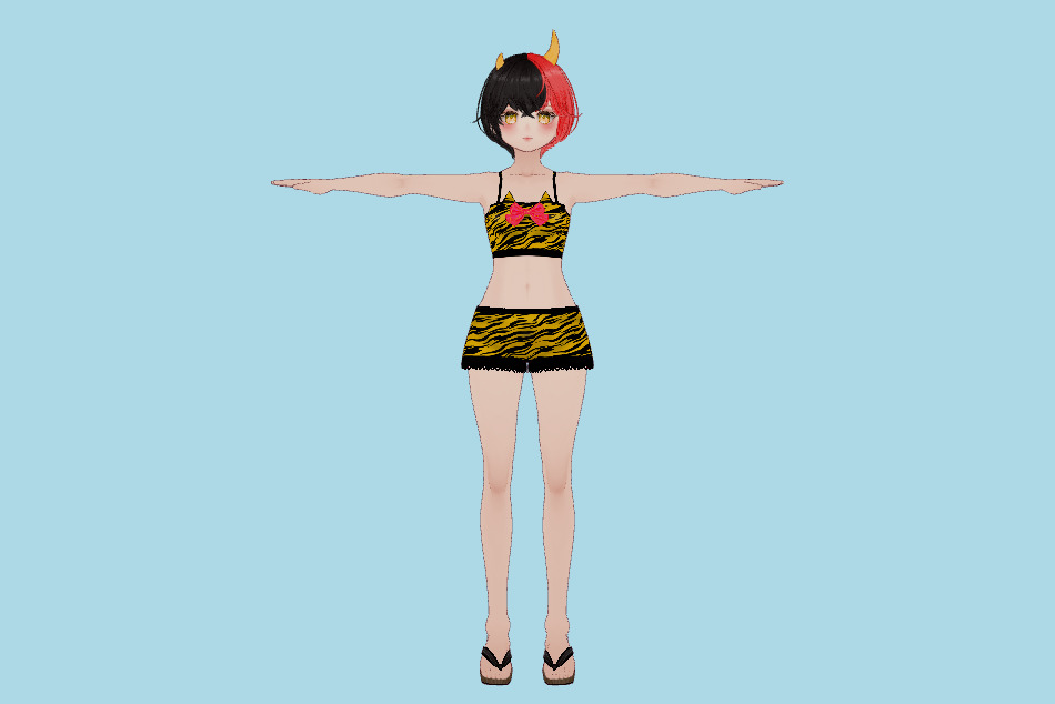 VRM Girl 3d model