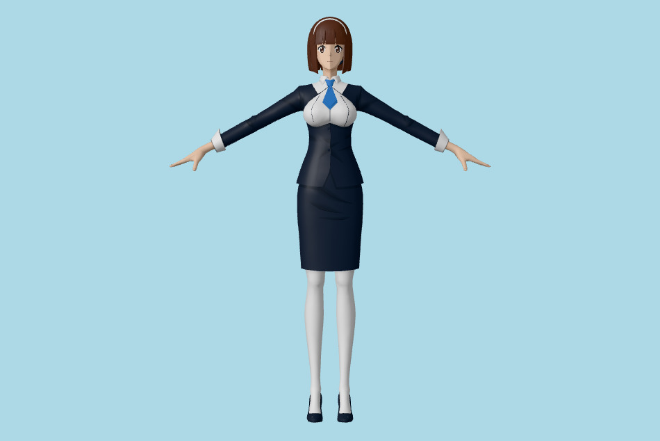 One Punch Man World - Hero Association Operator 3d model