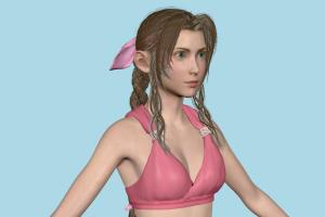 FF7 Aerith final-fantasy, ff7, ff7remake, girl, female, woman, people, character