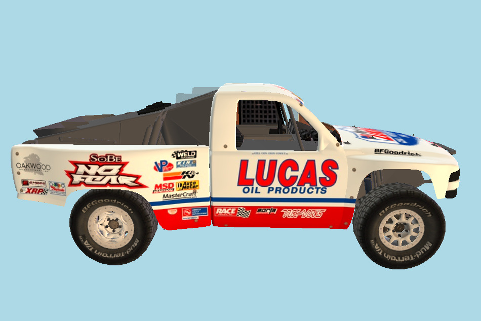 Chevrolet Silverado Racing Car 3d model